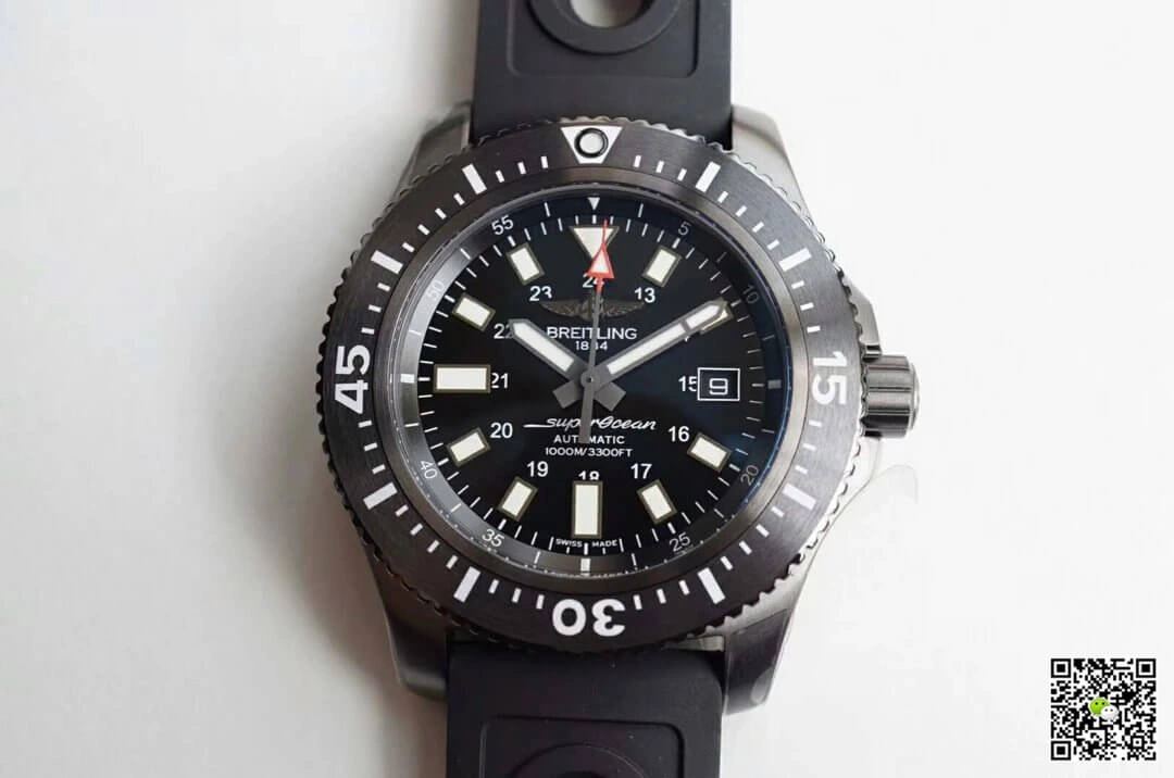 Breitling Superocean M1739313 BE92 227S M20SS.1 GF Factory 1:1 Best Edition Replica Watch Black Strap